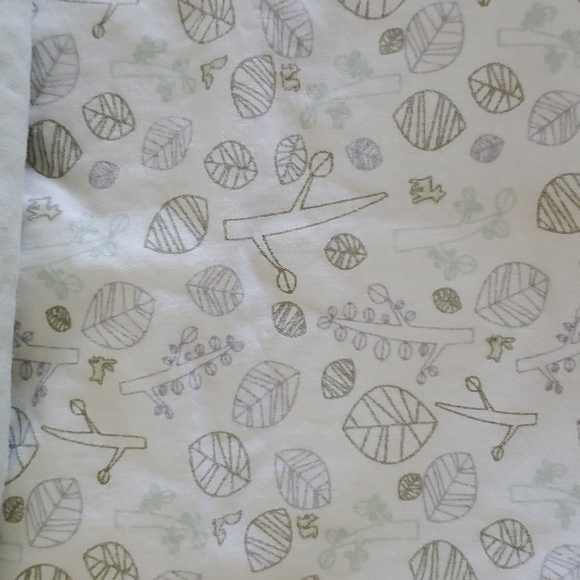 Sage Green, Gray, and pastels Woodland Crib Bedding Set - Picture 2 of 6